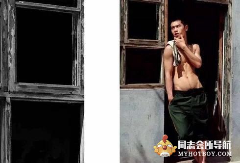 中国男模王东晖男体艺术图片