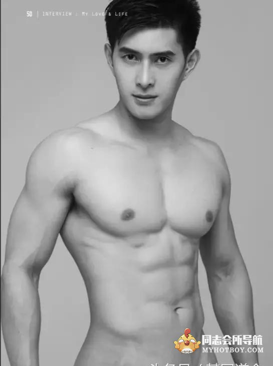 如丝般嫩滑的双胸，泰国帅哥模特Tudtu Jirat 时尚型男 第11张