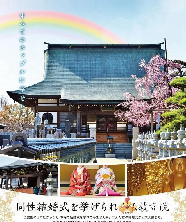 日本寺庙推出同性婚礼服务…满满的彩虹元素奇妙又浪漫 娱乐画报 第6张