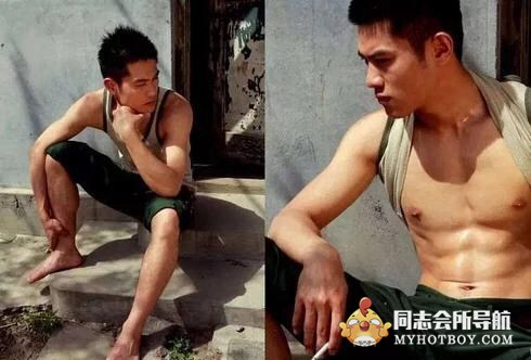中国男模王东晖男体艺术图片